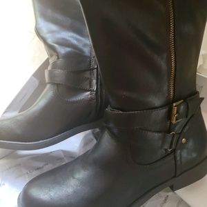 Brand new knee high leather boots